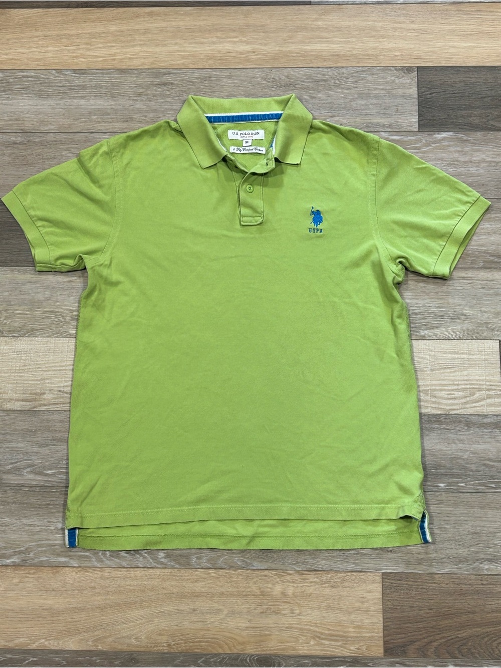 U.S. Polo Assn. Men’s Lime Green Polo Shirt